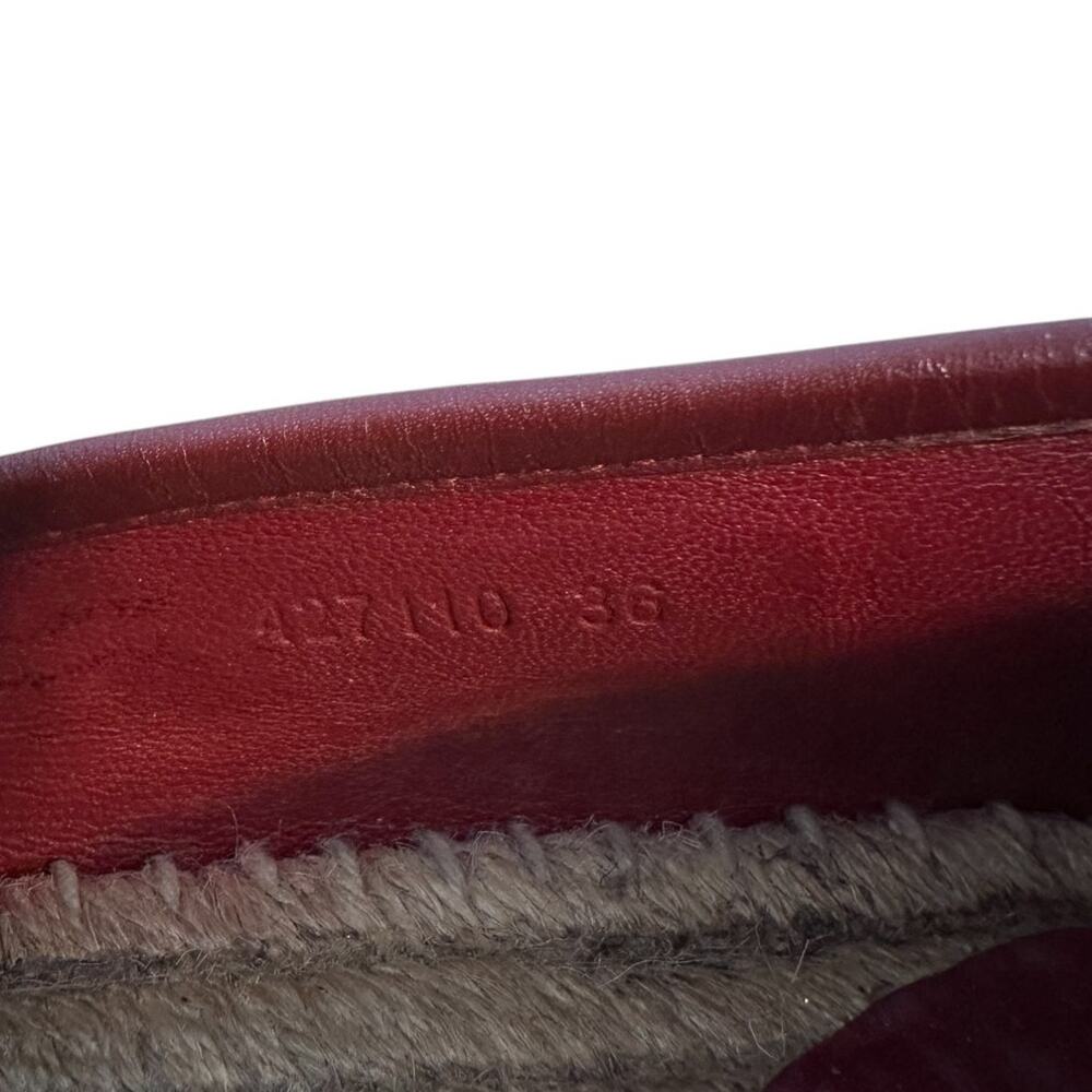 Gucci Tian Hummingbird GG Supreme Monogram Espadrille Flats EU 36 Slip On - Picture 9 of 11